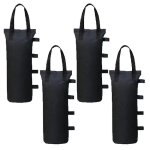 Sac sable, lot de 4 sac lestage, sac de sable, en oxford sac de lestage, poids pour tonnelle, sacs de ...