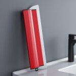 Spatule surface professionnelle poigne patule: raclette truelle longue acier inoxydable cloisons plaque ...