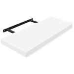 Ahlsen - tag�re murale lot de 1 �tag�res tablettes style moderne en bois, 42x15x3cm blanc