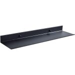 Ahlsen - tagres murales flottantes noires tagre murale pour salle de bain tagre murale rack de rangement ...