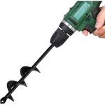 Tarire de jardin pour perceuse, escargot de jardin, foret de plantation pour visseuse sans fil, foret ...