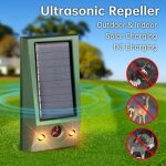 Ahlsen - ultrasons solaire chat chien rpulsif renard pest effaroucheur dissuasif rpulsif jardin