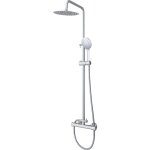 Aica colonne de douche thermostatique ?avec mitigeur thermostatique rond, pommeau de douche rond, 3 type ... Aica colonne de douche thermostatique ?avec mitigeur thermostatique rond, pommeau de douche rond, 3 type ...