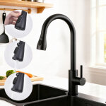 Aica robinet de cuisine monocommande acier inoxydable - douchette extractible, 2 modes, cartouche c�ramique, ...