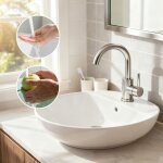 Aica robinet lavabo mitigeur salle de bain - 360� rotatif bec / u - forme design courb� classique, acier ...