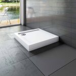Aica sanitaire - receveur de douche 100x100cm carr� acrylique blanc
