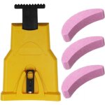 Aiguiseur de dents pour tron�onneuse, aiguiseur automatique(1pcs), pierre � aiguiser rempla�able(3 pcs), ...