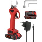 S�cateur �lectrique, 21v s�cateur, diam�tre de coupe de 30 mm, ciseaux de jardinage avec 1 batteries ...