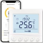 Thermostat connect� wifi chauffage au sol �lectrique, calendrier et t�l�commande sans hub, compatible ...