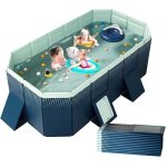 Aiperq 1. 6m piscine pliable pliable, pvc, piscine portable, baignoire, piscine pour adulte pour home ...