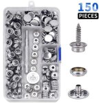 Aiperq lot de 150 accessoires de toile de rembourrage de qualit� marine en acier inoxydable 10mm pont ...