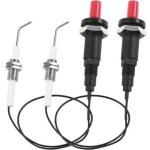 Aiperq - lot de 2 allumeurs pizo, allume - gaz, aiguille d'allumage pizolectrique, allumage pizo, ...
