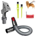Aiperq - brosse aspirateur chien pour dyson v15 v12 v11 v10 v8 v7, brosse de toilettage avec extension ...