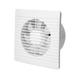 Capteur d'humidit 150 mm et minuterie ventilateur extracteur d'air avec clapet anti - retour + moustiquaire ...