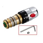 Aiperq - cartouche de vanne thermostatique pour barre de douche, remplacement de la cartouche thermostatique ...
