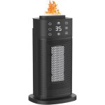 Aiperq - chauffage d'appoint 2000w, eco radiateur electrique cramique, ptc chauffage electrique, 70oscillati ...