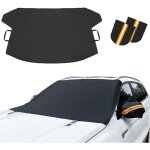 Aiperq couverture de neige pour pare - brise de voiture sans r�troviseur, anti - neige, anti - soleil, ...