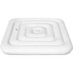 Aiperq - couverture de spa gonflable de 165cm carr�e, avec valve de gonflage et de d�gonflage rapide ...