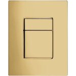 Aiperq ? panneau de commande wc grohe skate cosmopolitan ? finition dor�e ? dimensions 156x197mm ? installatio ...