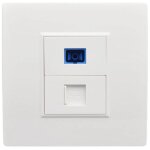Interface fibre optique sc, prise murale, panneau jack rseau rj45, type connecto1 - aiperq