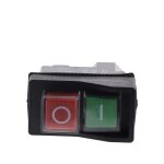 Aiperq - interrupteur magntique etanche, 4 broches bouton poussoir marche / arrt commutateur arrt ...