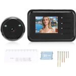 Aiperq jeffergarden sonnette vido 2, 4 pouces, vision nocturne, appareil photo numrique lcd avec objectif ...