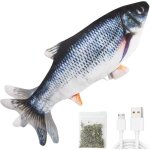 Aiperq jouet pour chat jouet poisson electronique simulation en mouvement, jouet pour chat interactif ...