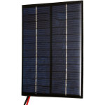 Aiperq panneau solaire 2w 12v avec clips polycristallins en silicium diy impherporsh camping portable ...