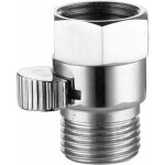 Aiperq - pomme de douche robinet d'arr�t en laiton avec interrupteur vanne 1 / 2 male femelle vanne d'arr�t ...