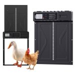 Porte poulailler automatique avec Écran lcd programmable Étanche, porte automatique poulailler en alliage ... Porte poulailler automatique avec Écran lcd programmable Étanche, porte automatique poulailler en alliage ...
