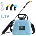 Aiperq - pulvrisateur lectrique de jardin 8 l  pression avec 3 buses rglables, pompe automatique, ...