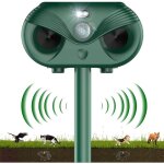 Rpulsif chat ultrason, repulsif chat solaire, 2024 upgraded rpulsif animaux  ultrasons avec dtecteur ...