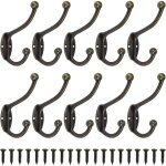 Aiperq r�tro crochet pat�re porte manteau mural vintage crochet de porte m�tal pour salle de bain cuisine ...