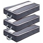 Aiperq sac de rangement sous lit , rangement sous lit grande non - tisse pliable, sacs de rangement pour ...