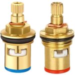 Aiperq - tete a disques ceramique, paire de cartouches cramique universelles de rechange pour robinet, ...
