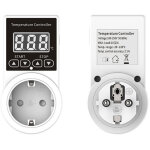 Aiperq - thermostat prises de r�gulateur temp�rature num�rique : thermostat de chauffage sonde ntc pour ...