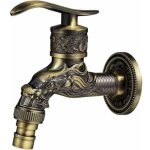 Aiperq - tigrezy robinet exterieur jardin robinet en laiton antique, robinet mural vintage, antique cuivre ...