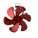 Aiperq ventilateur de pole  bois ? ventilateur de chemine  nergie thermique  6 pales ? ventilateur ...