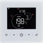 Aiperq - wifi, thermostat chaudiere gaz a pile, thermostat d'ambiance programmable  2 fils contrl ...