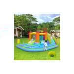 Lunsy - aire de jeux gonflable avec souffleur - toboggan aquatique / canon à eau / trampoline / mur d'escalade ... Lunsy - aire de jeux gonflable avec souffleur - toboggan aquatique / canon à eau / trampoline / mur d'escalade ...