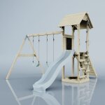 Polarplay - aire de jeux vimmerby bleu 357 x 332 cm balançoire pour enfants Polarplay - aire de jeux vimmerby bleu 357 x 332 cm balançoire pour enfants