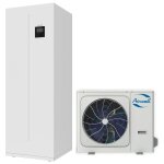 Airwell - ensemble pompe  chaleur air / eau wellea wt 6 kw monophas avec ballon ecs 240l - airpacwellea6mecs ...
