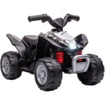 Aiyaplay - quad lectrique enfant 6v 30w honda trx 250x v max. 2, 8 km / h phare led klaxon noir