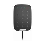 30865 - (clavier fibre) clavier tactile filaire avec montage mural. noir - ajax