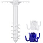 Ajustement universel pour la plupart des parasols de plage, crochets de parasol de plage, prises de terre, ...