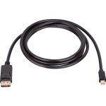 Câble de raccordement akyga fiche mâle displayport, fiche mâle mini displayport 1. 8 m noir ak - av - ... Câble de raccordement akyga fiche mâle displayport, fiche mâle mini displayport 1. 8 m noir ak - av - ...