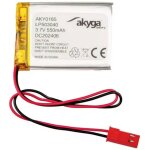 Lp503040 pack de piles rechargeables x batterie sp�ciale lipo 3. 7 v 550 mah - akyga
