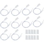 Alarme de capteur de contact de fentre de porte de scurit filaire, 10pcs alarme de commutateur magntique ...