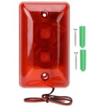 Alarme filaire 12v, sir�ne stroboscopique, son, lumi�re clignotante, syst�me d'alarme de s�curit�