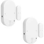 Alarme porte et fen�tre, lot de 2 d�tecteurs de bris de glace � vibrations, sir�ne puissante de 130 db, ...